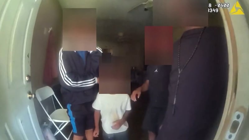 Police in Ohio are investigating after five children were found living inside a boarded-up...