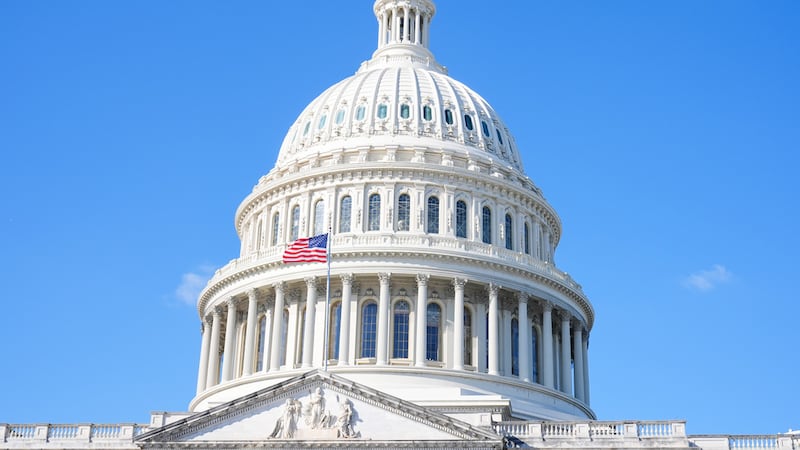 El Capitolio de Estados Unidos, en Washington, visto el viernes 13 de febrero de 2026. (AP...