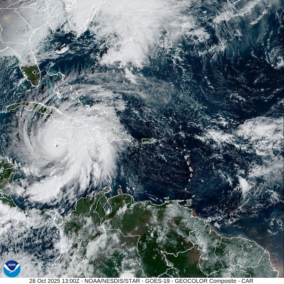 Melissa, uno de los huracanes más potentes de la historia, está a punto de tocar tierra.